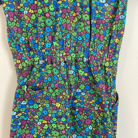 MOSS BLOSSOM 2.0 Big Bud Press Short Sleeve Jumpsuit Size Small NEW - Picture 11 of 16